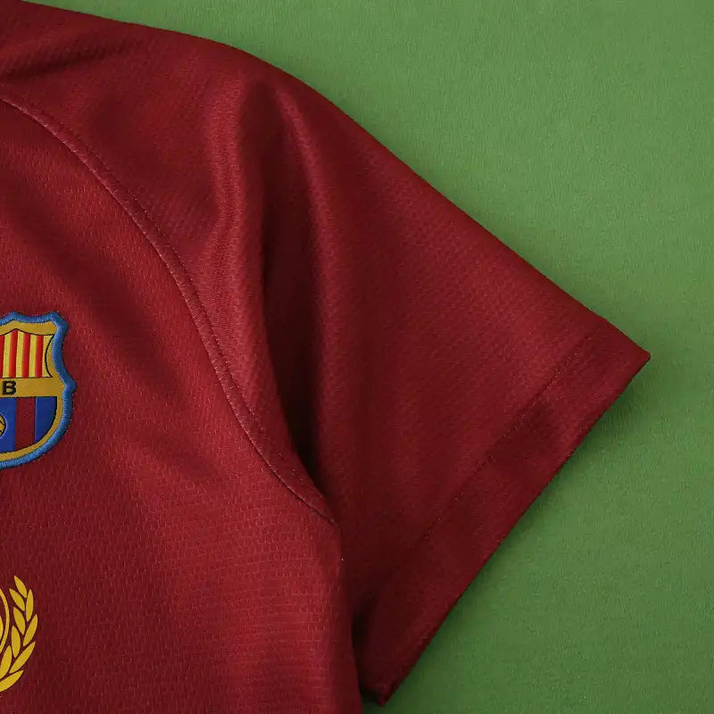Barcelona 2009 Final Home Retro Kids Kit Jersey KinderTrikot Maillot Enfant