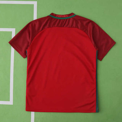 Portugal 2016 Season Home Kids Retro Football Jersey