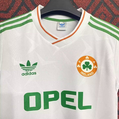 Ray Houghton Ireland White Legendary Anniversary Retro Football Jersey Collection