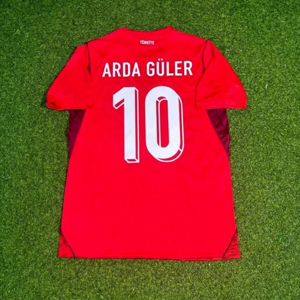 Turkey Arda Güler #10 Türkiye Red Football Jersey