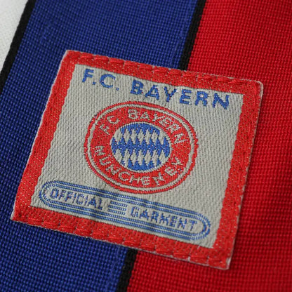Bayern München 97/98 Season Away White Retro Football Jersey