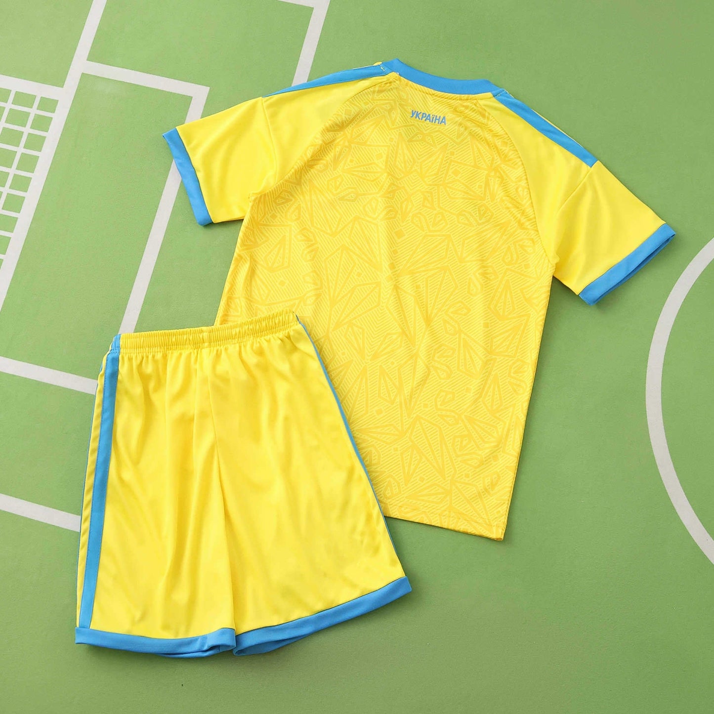 Ukraine World Cup 2026 Kids Football Jersey Kit