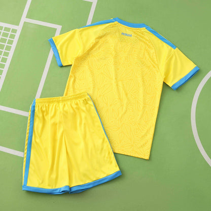 Ukraine World Cup 2026 Kids Football Jersey Kit