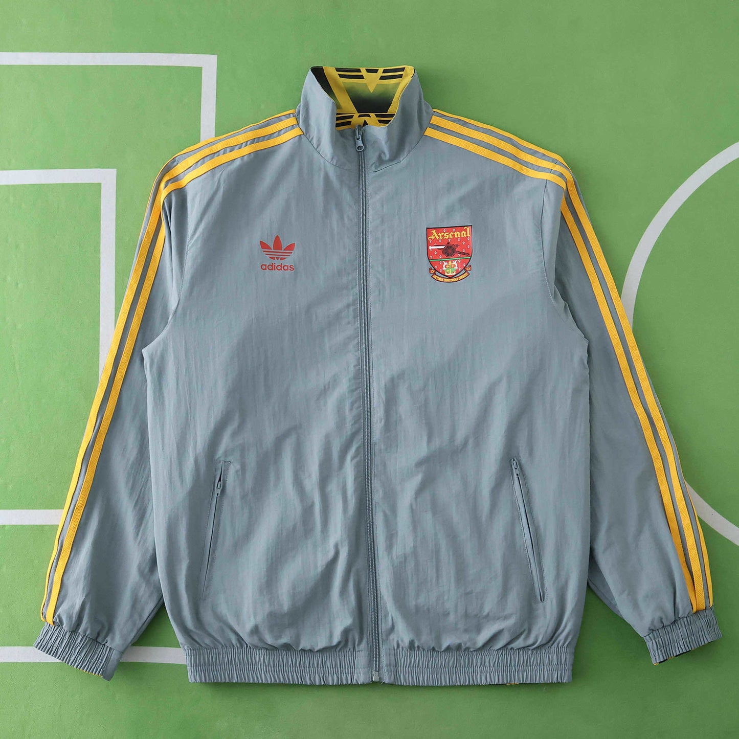 Arsenal Retor 1992/93 Yellow Both Sides Windbreaker