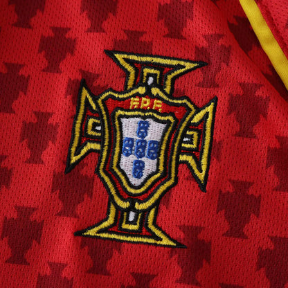 Portugal 2004 Season Home Kids Retro Football Jersey