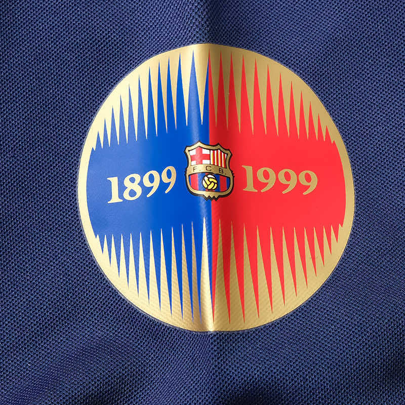 Barcelona Centennial commemorative Retro Football Jersey