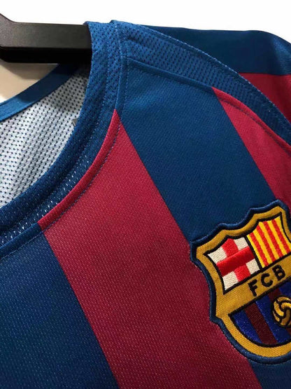 Deco Barcelona 2006 Final Retro Short Sleeve Football Jersey Kit