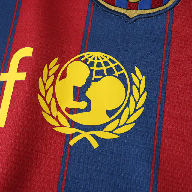 Barcelona 2009/10 Season Home Retro Football Jersey