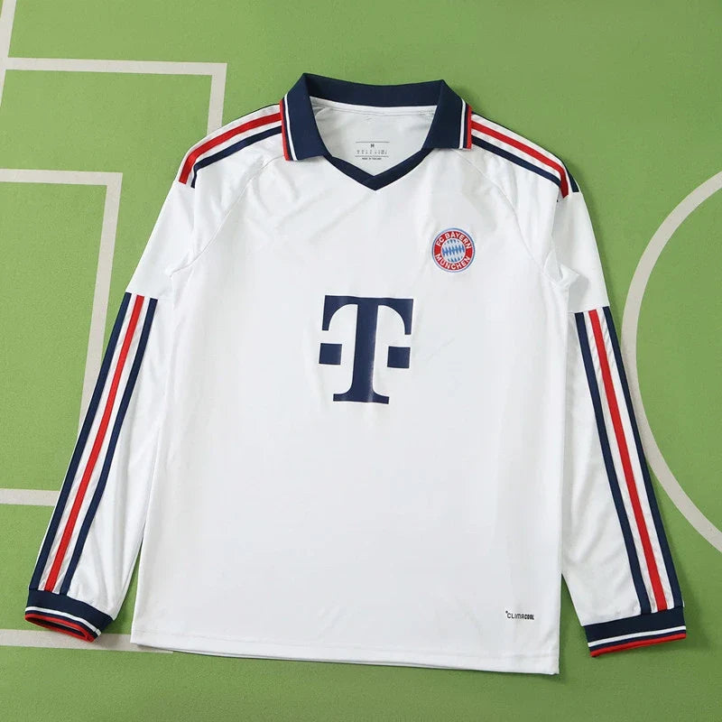 Bayern Munchen 2027 Away Long Sleeve Football Jersey
