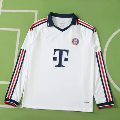 Bayern Munchen 2027 Away Long Sleeve Football Jersey