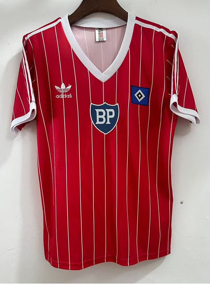 Hamburger SV HSV 1984 Retro Heimtrikot Rot Fußballtrikot