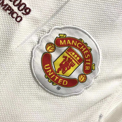 Manchester United Retro 2007 08 Retro black Long Sleeve Football Jersey Knitwear