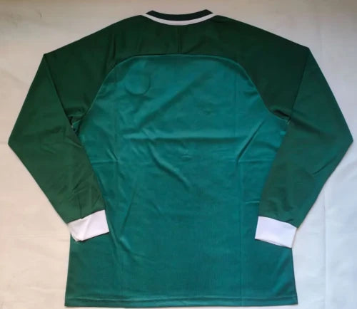 Ireland Retro Green Long Sleeve Football Jersey
