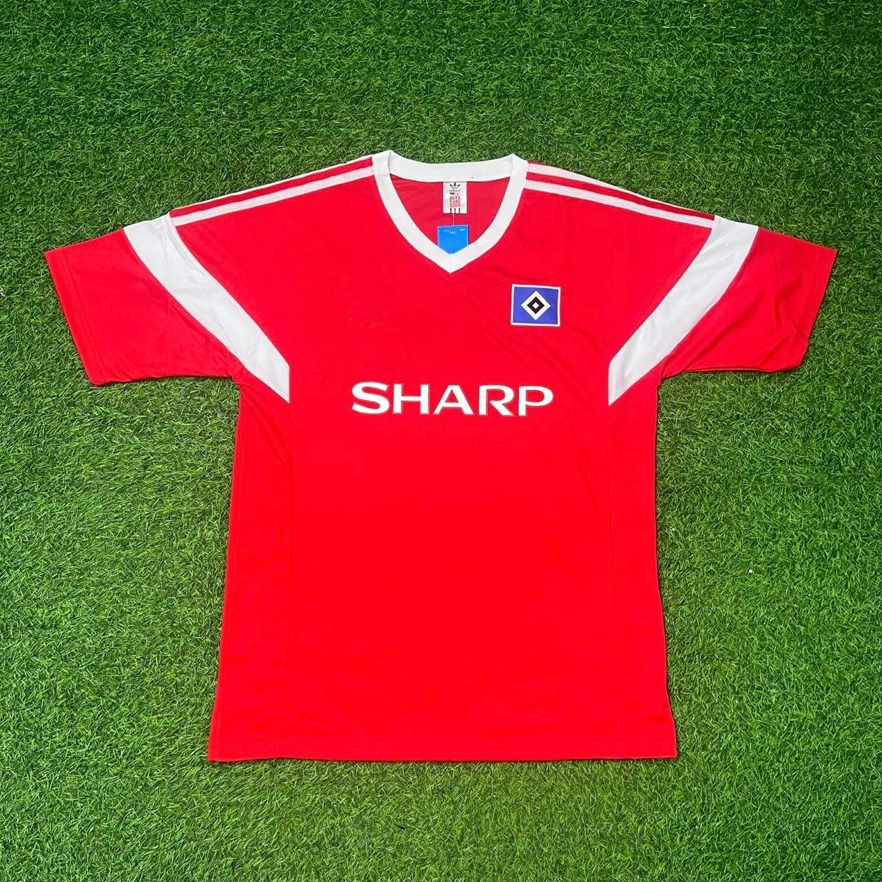 HSV 1988 Rotes Heimtrikot Fußball Hamburger SV 1988 retro