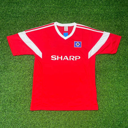HSV 1988 Rotes Heimtrikot Fußball Hamburger SV 1988 retro