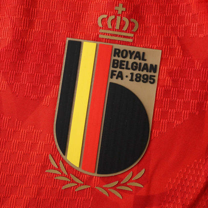 Belgium 2026 Home Long Sleeve Soccer Kit Football Jersey