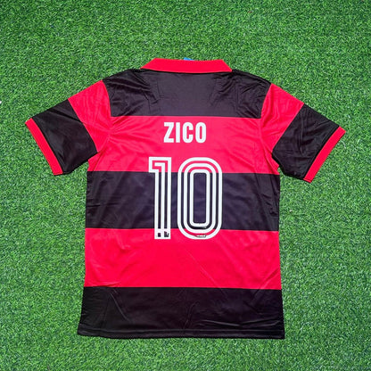 Zico Flamengo Retro Brazil Season Retro Football Jersey Kit