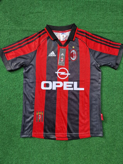 Alessandro Costacurta 5- AC Milan 1999 Retro Football Jersey Kit