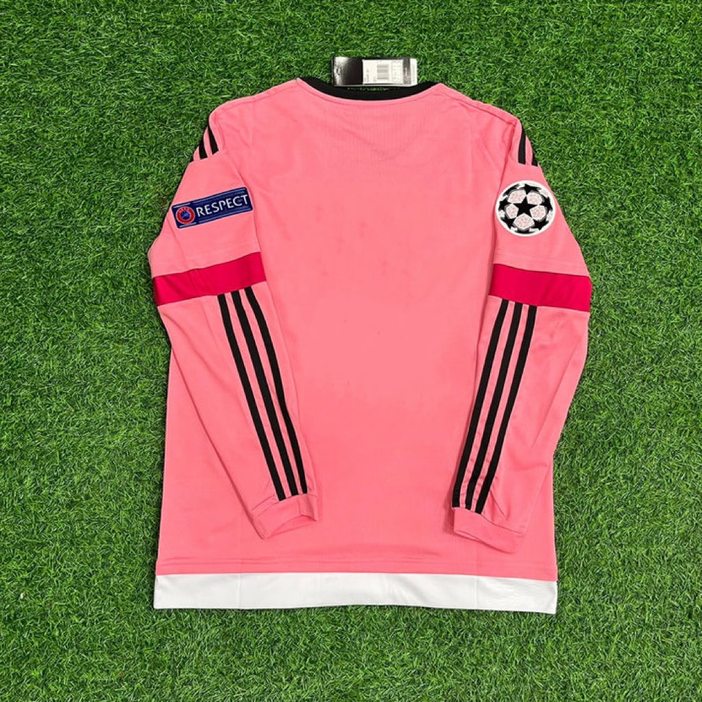 Juventus Pink Retro 2015-2016 Pink Football Jersey