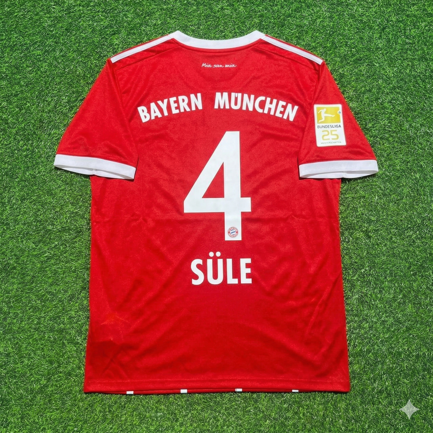 Niklas Süle Bayern Munich 2017-2018 Retro Home Football Jersey