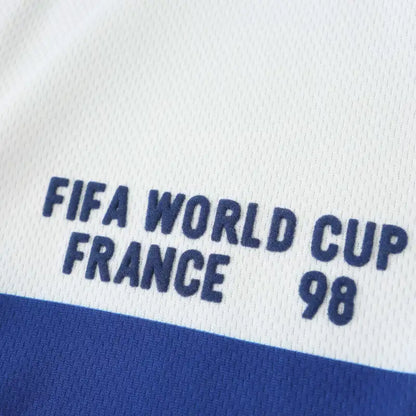 France World Cup 1998 Season Away White Retro Football Jersey