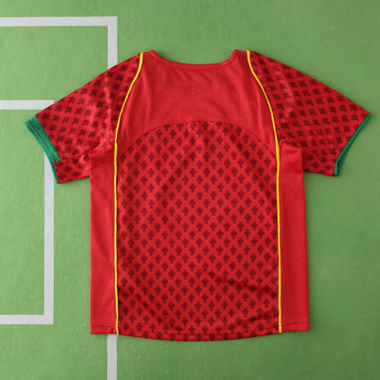 Portugal 2004 Season Home Kids Retro Football Jersey