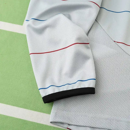 FC Barcelona 03/04 Season Grey Away Retro Football Jersey