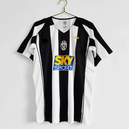 Juventus Pink Black 2004 2005 Season Sky Sport Sponsor Retro Football Jersey