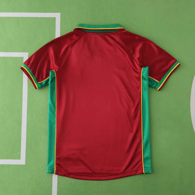 Portugal 1998 Season Home Kids Retro Football Jersey