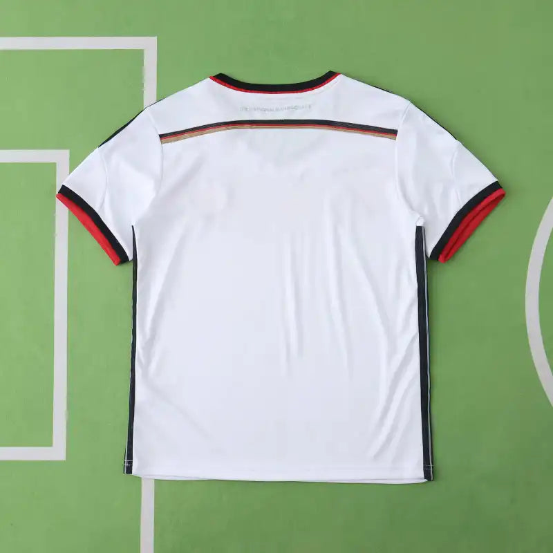 Germany World Cup 2014 Deutschland White Retro Kids Football Jersey Kit