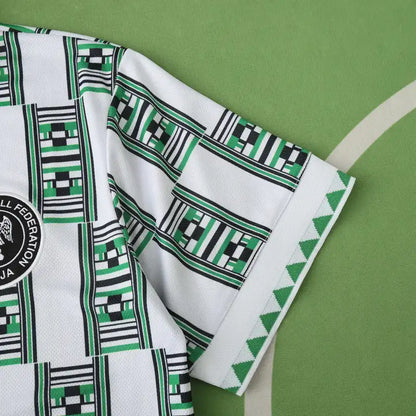 Nigeria 1994 Season Away White Retro Football Jersey