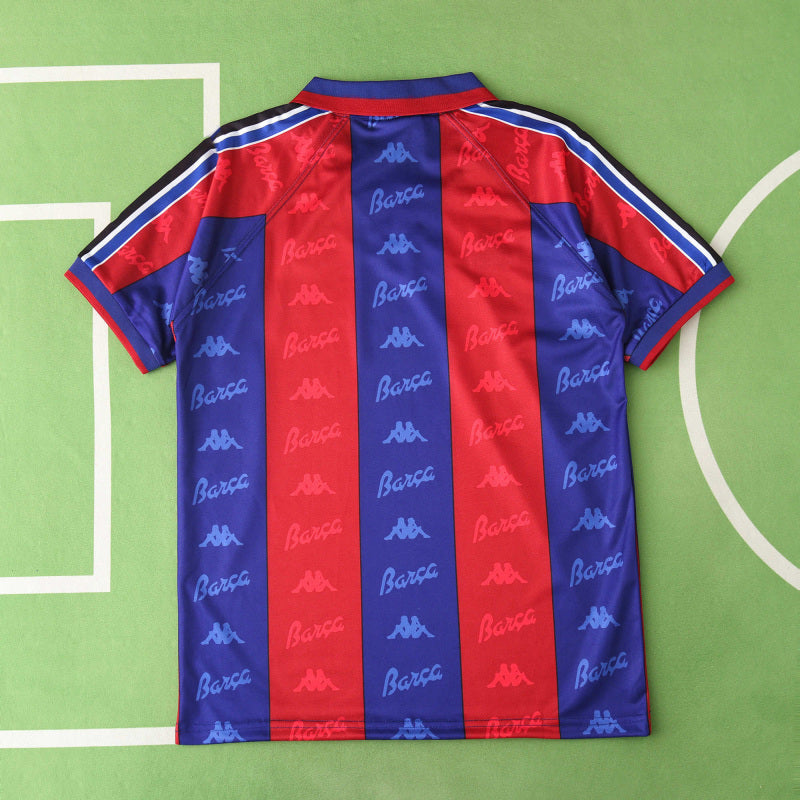 Barcelona 1996 Season Home Retro Football Jersey