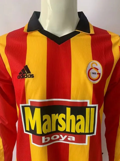 Galatasaray 1999 2000 Retro Long Sleeve Football Jersey Kit Forma