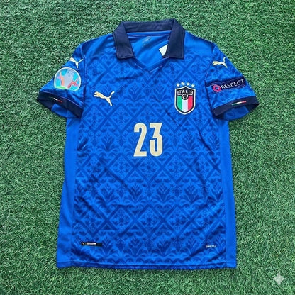 Italy EURO 2020 Alessandro Bastoni #23 Final Retro Football Jersey