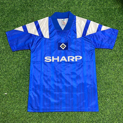 HSV 92-93 Heimtrikot Blau Fußball Hamburger SV Retro Heimtrikot