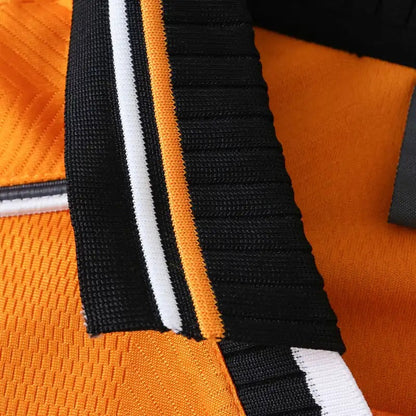 Gaizka Mendieta Valencia 1999 2000 Orange Retro Football Jersey Kit