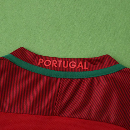 Portugal 2016 Season Home Kids Retro Football Jersey
