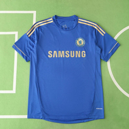 Chelsea F.C 12/13 Season Blue Home Retro Football Jersey