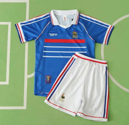 France 1998 Home Kids Kit Kindertrui (Ages 3-13)