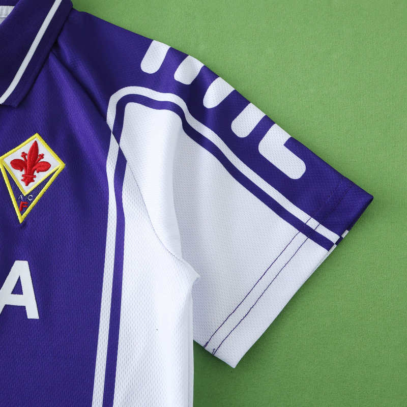 Fiorentina 1999/2000 Home Kids Retro Football Jersey