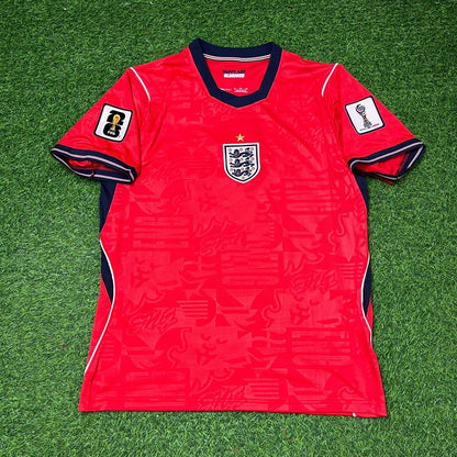 Ollie Watkins #19 England 2026 World Cup Away Red Football Jersey