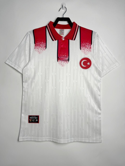 Arda Güler Türkiye Turkey White Nostalgic Retro Football Jersey Kit