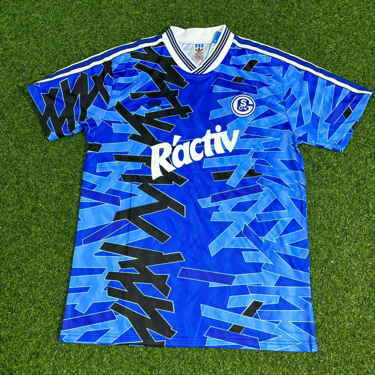 FC Schalke 04 1992/93 Blaues Heimtrikot Fußball retro
