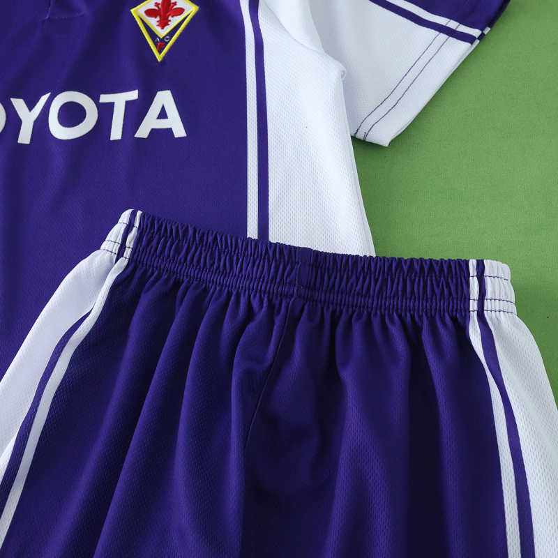 Fiorentina 1999/2000 Home Kids Retro Football Jersey
