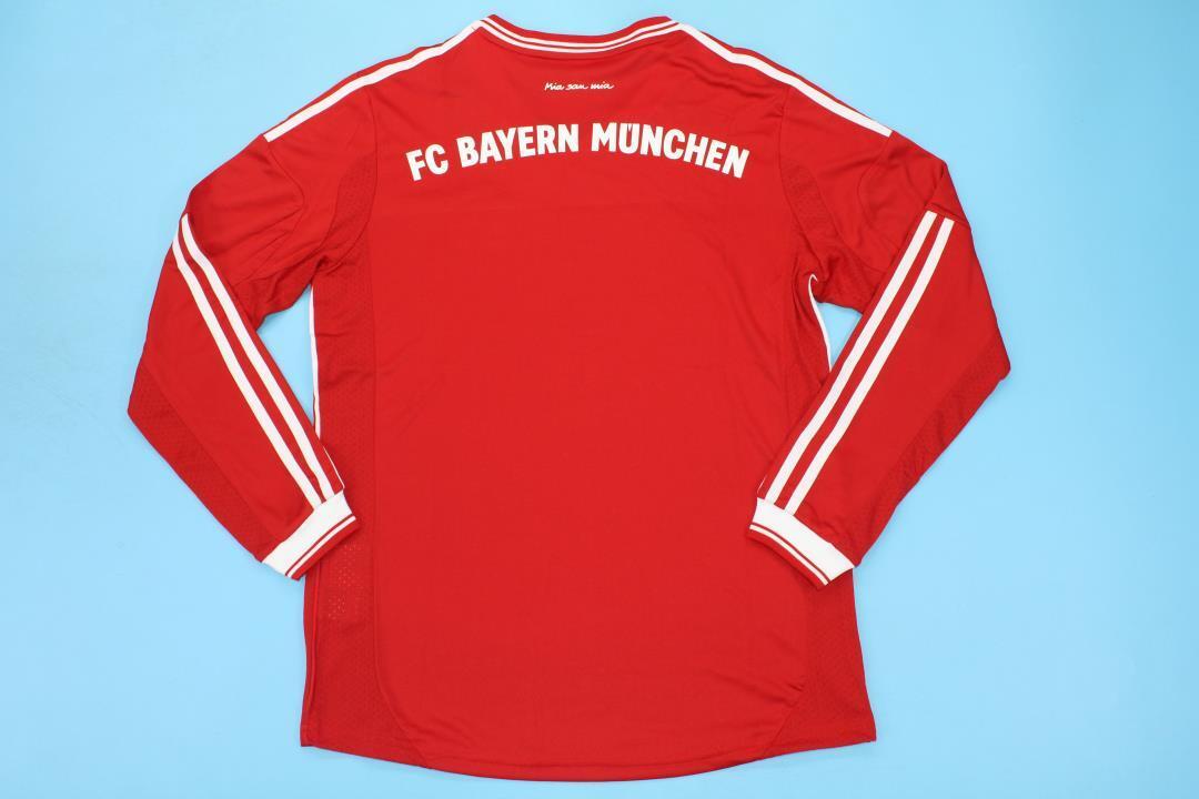 FC Bayern München 2012/13 Champions-League-Finale Saison Langarm Heim Retro