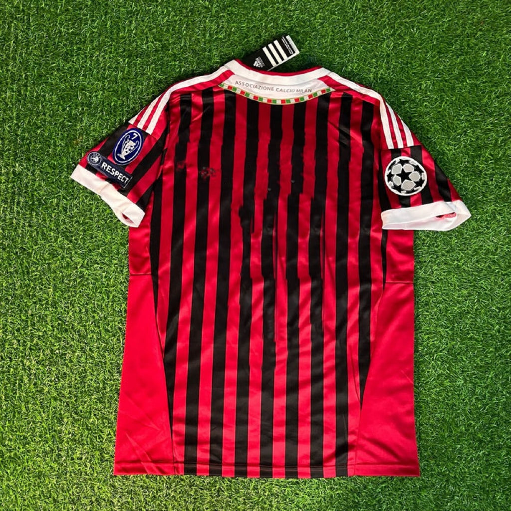 AC Milan Home 2011/12 Retro Football Jersey Kit