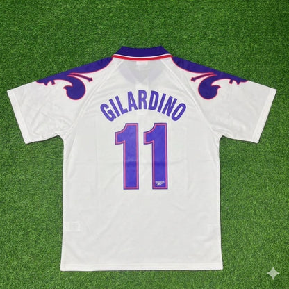 Alberto Gilardino Fiorentina Retro White Football Jersey Kit