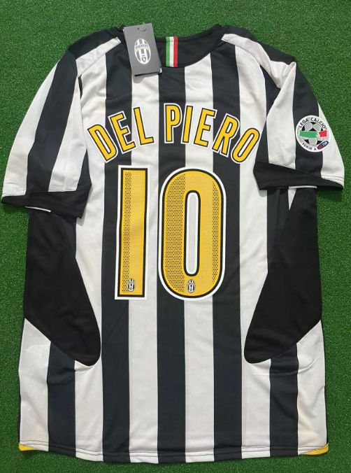 Piero Alessandro Del Juventus 2005-2006 Retro Jersey | Kit | Trikot | Maillot Soccer Kit