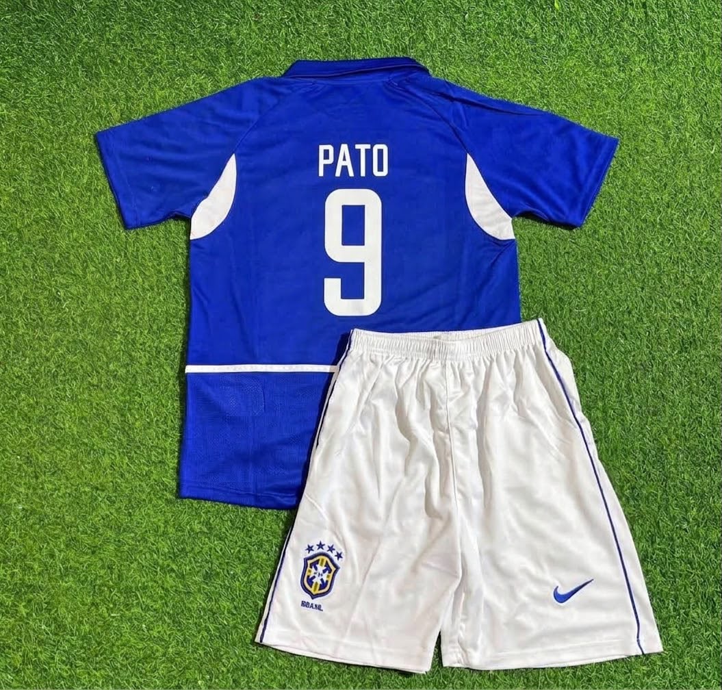 Brazil Alexandre Pato Away Kids Football Jersey