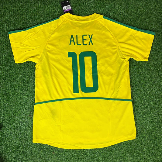 Souza Alex de #10 Fenerbahce Legend Brazil Retro Football Jersey Formasi Trikot Soccer Kit